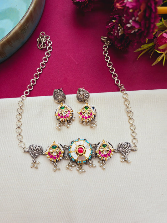 Pachi kundan choker