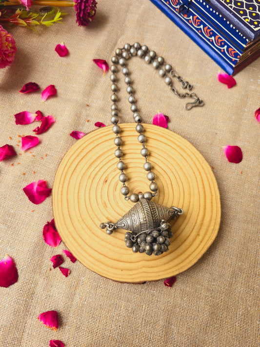 Antique tabiz ghunghroo necklace