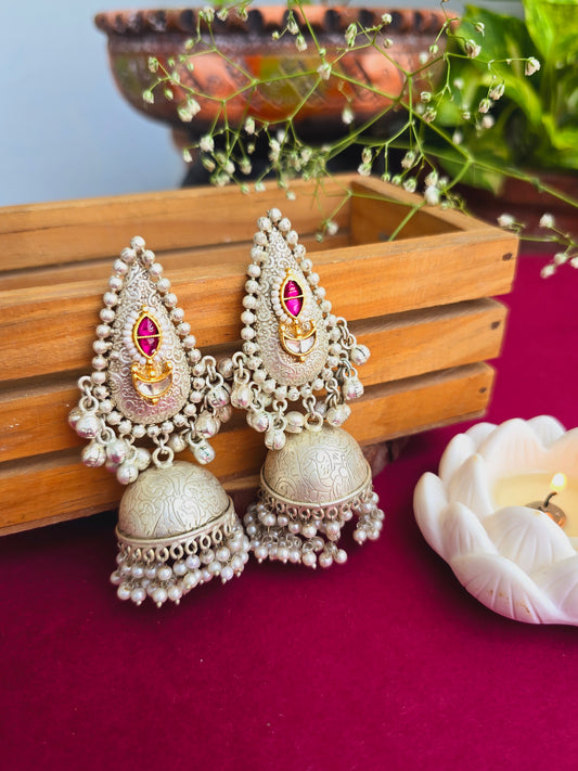 Kundan triangle jhumki