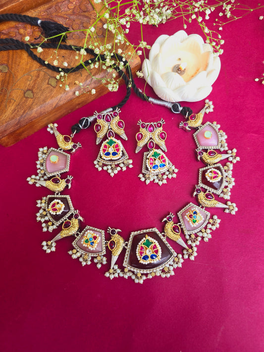 Pachi kundan jadau choker