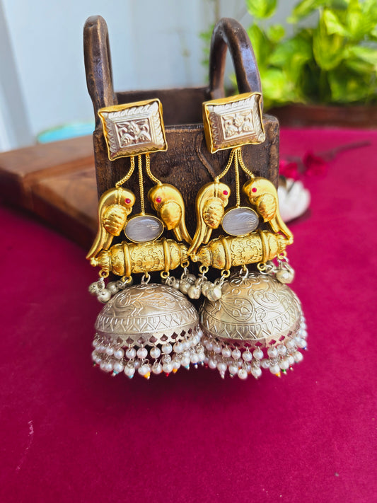 Parrot fusion jhumka