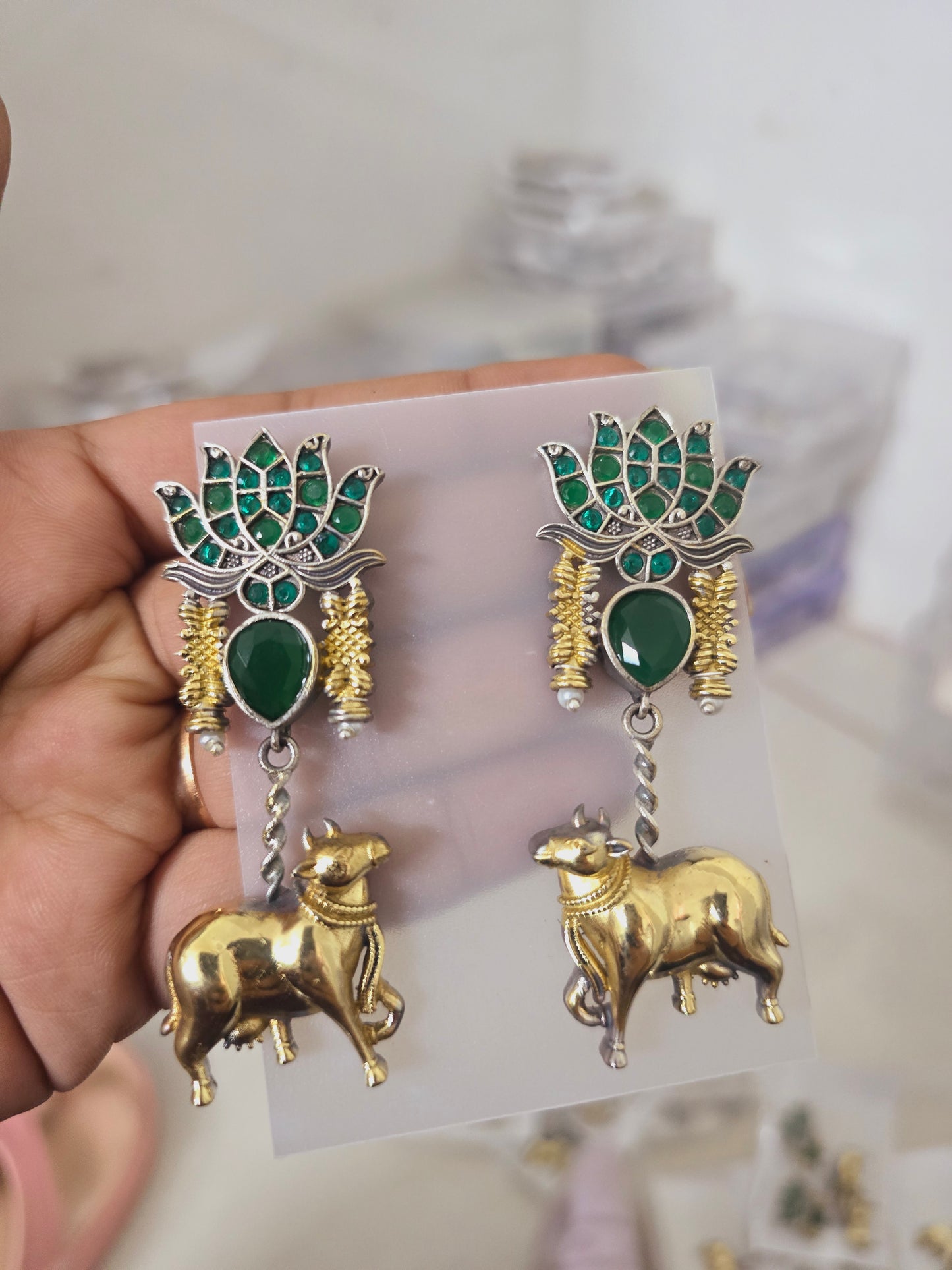 Lotus Nandi danglers