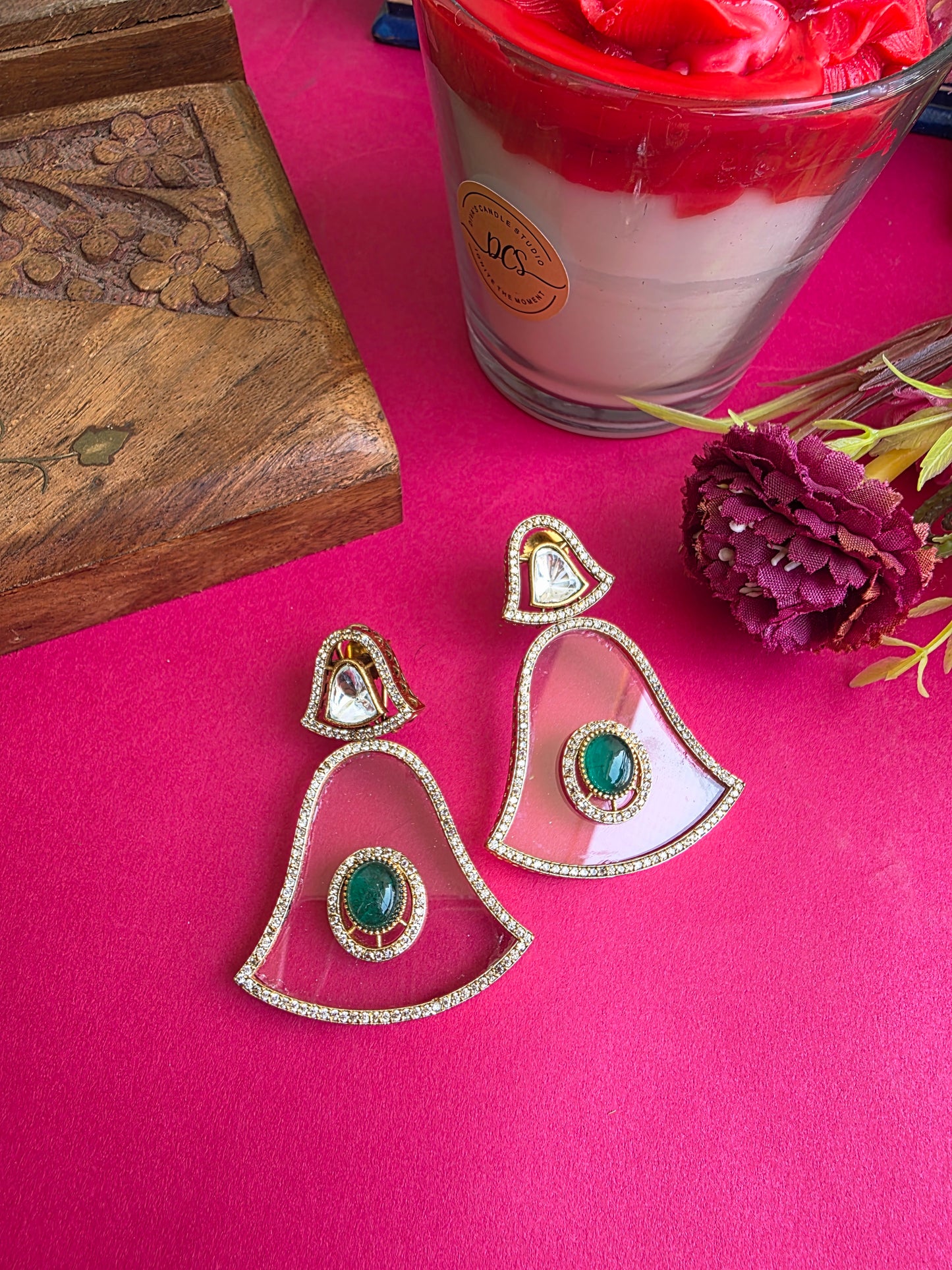 Shriya glass danglers