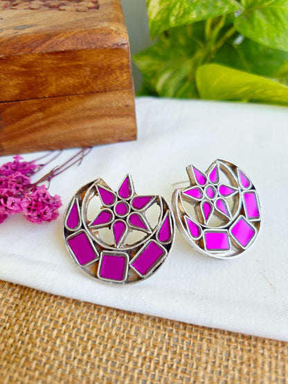Chand glass studs