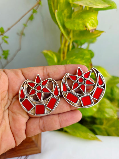 Chand glass studs