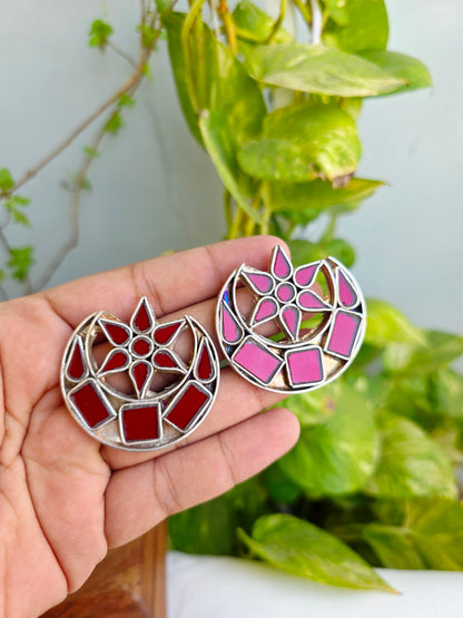 Chand glass studs