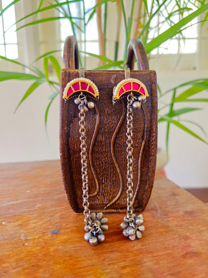 Iris Half moon bugadi earcuffs