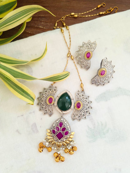 Devira Fusion dual tone necklace