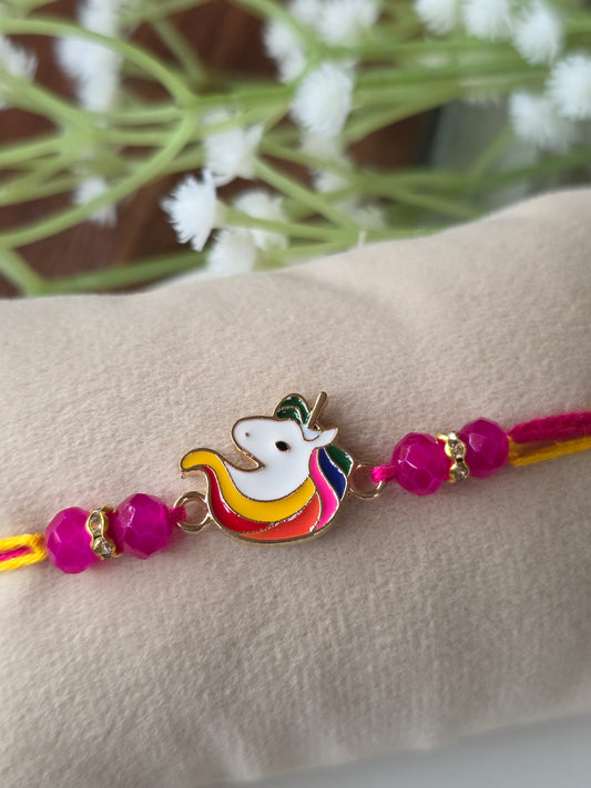 Unicorn Multicolor rakhi