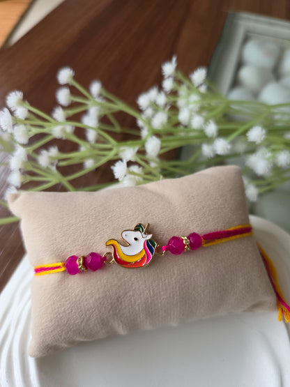 Unicorn Multicolor rakhi
