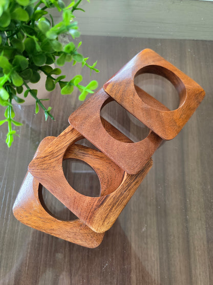 Square wooden stack