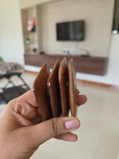 Square wooden stack