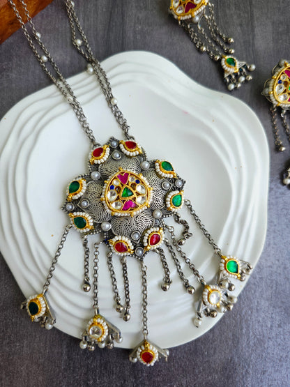 Riya Pachi kundan necklace