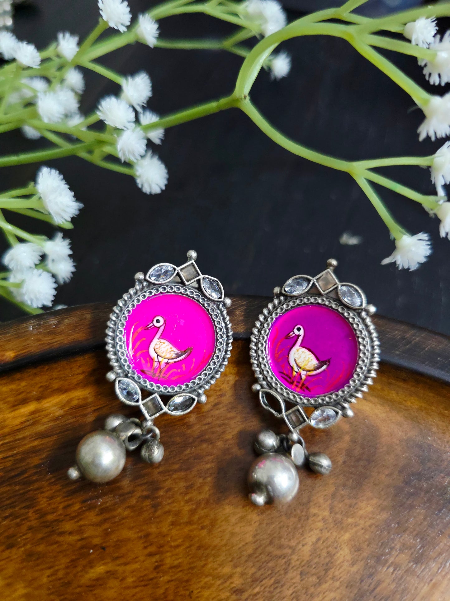 Pichwai painted studs