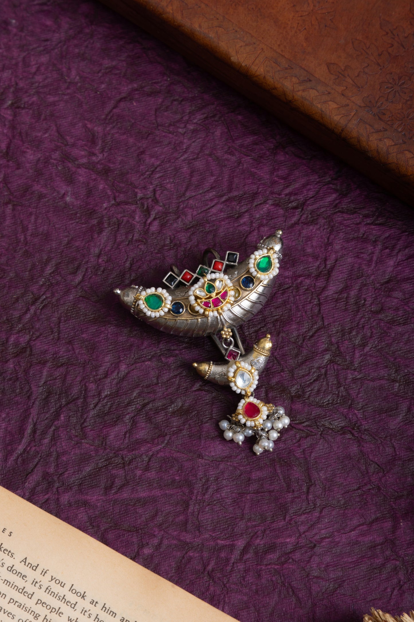 Heer pachi kundan hair pin