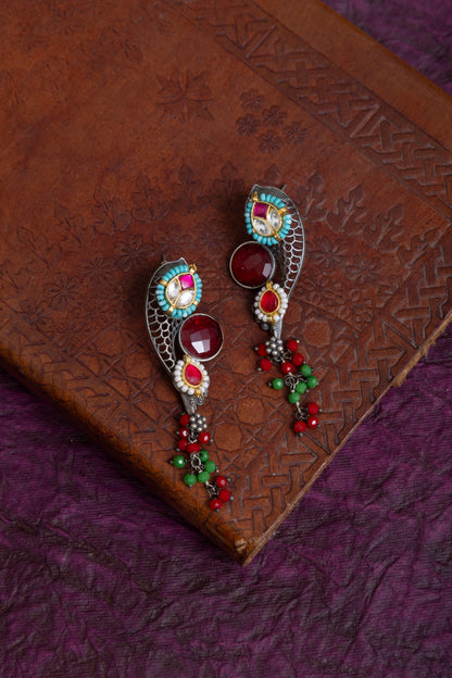 Shivali fusion stone pachi kundan choker