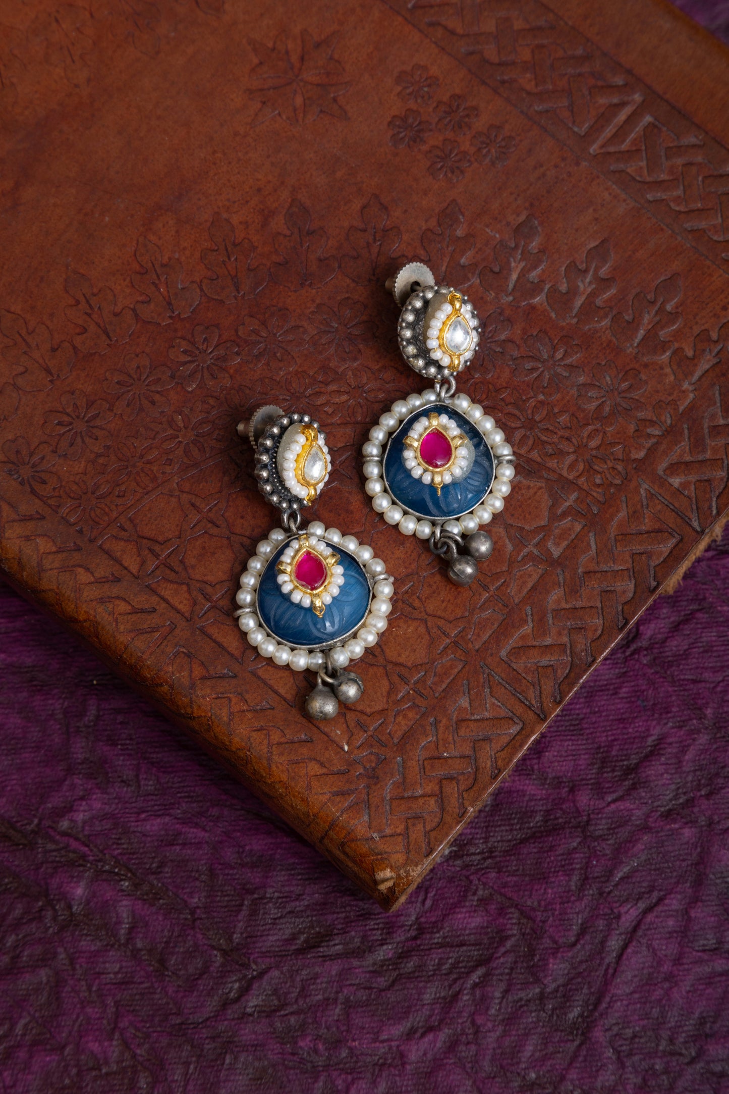 Aastha fusion two tone pachi kundan stone choker