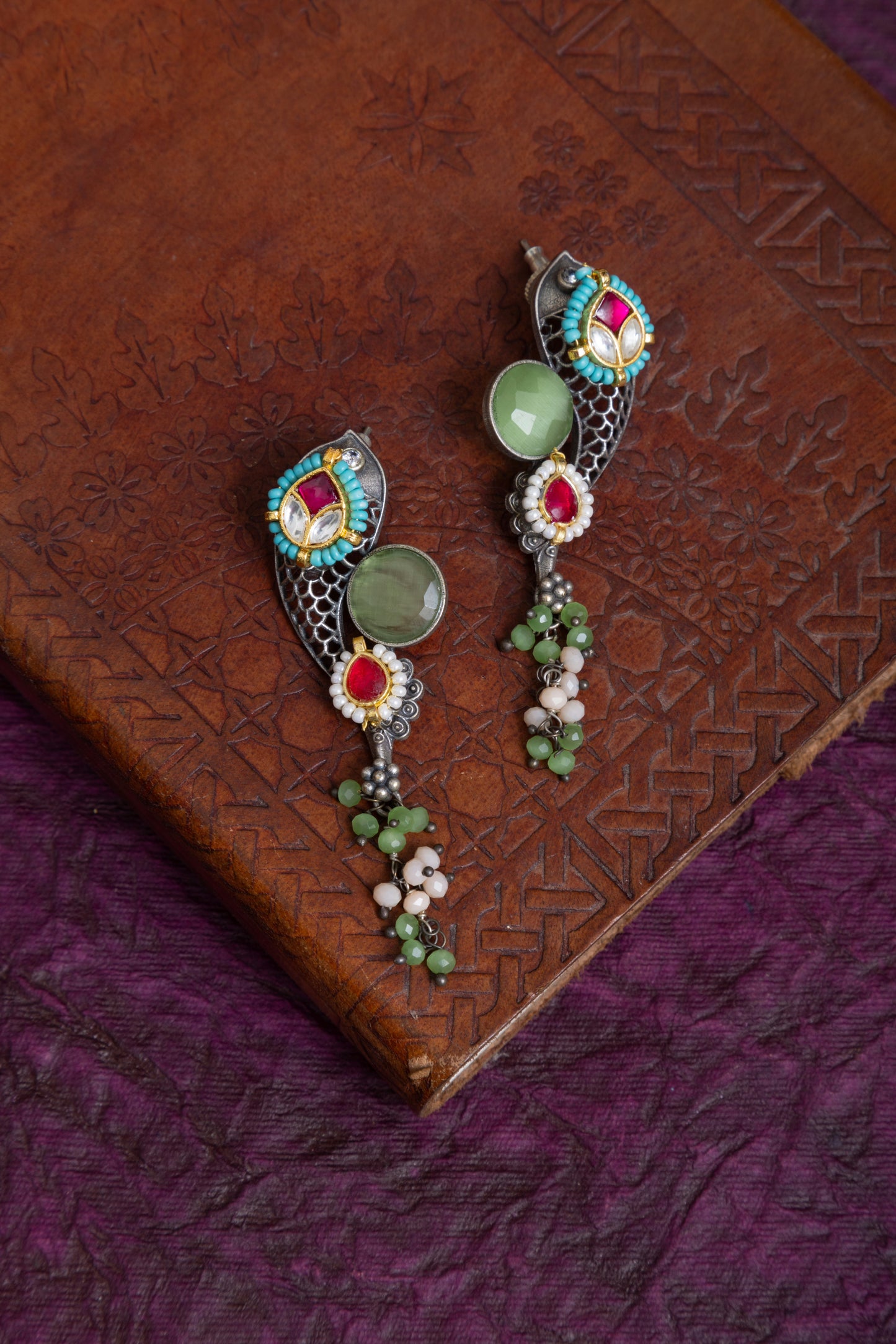 Shivali fusion stone pachi kundan choker