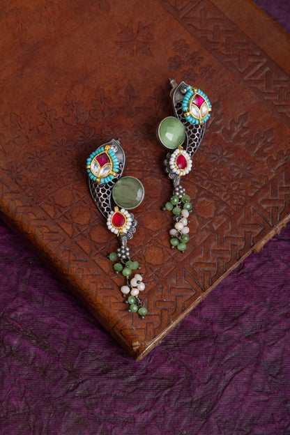 Shivali fusion stone pachi kundan choker