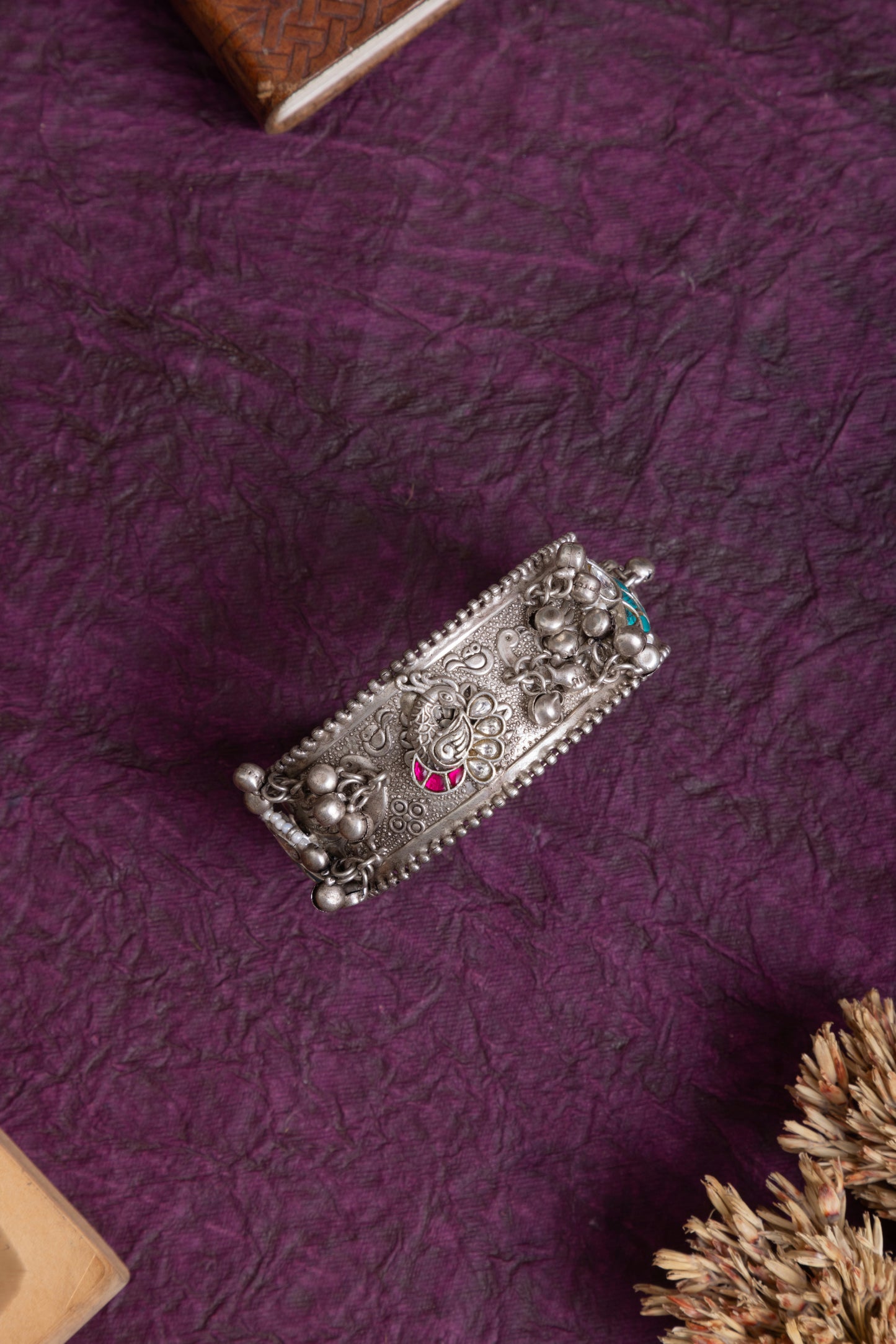 Vruksha Silver ghunghroo handcuff