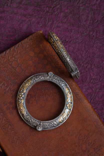 Sravya fusion two tone round large size kada