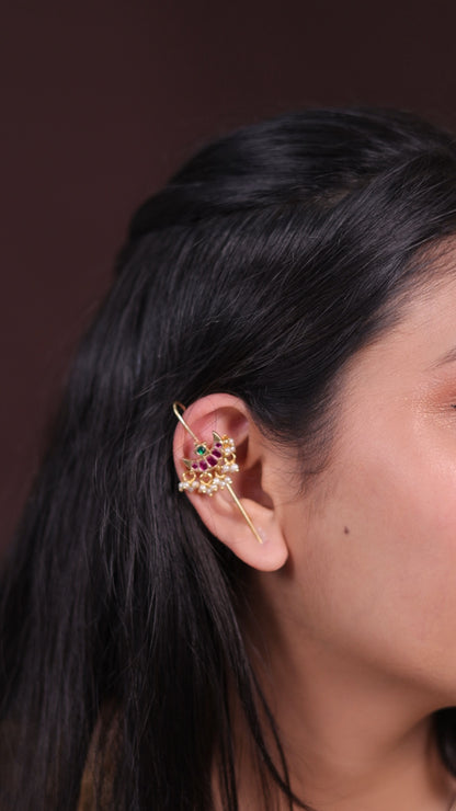 Babita kundan Needle earcuffs