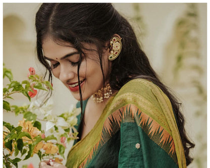 Anita pachi kundan gold earcuffs