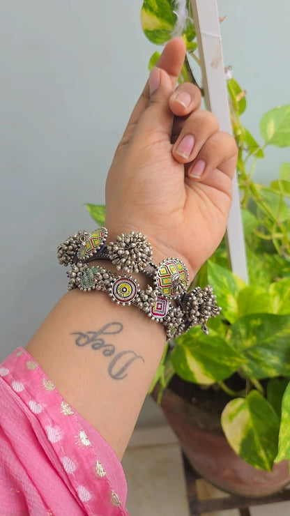 Kajri antique meenakari bangle
