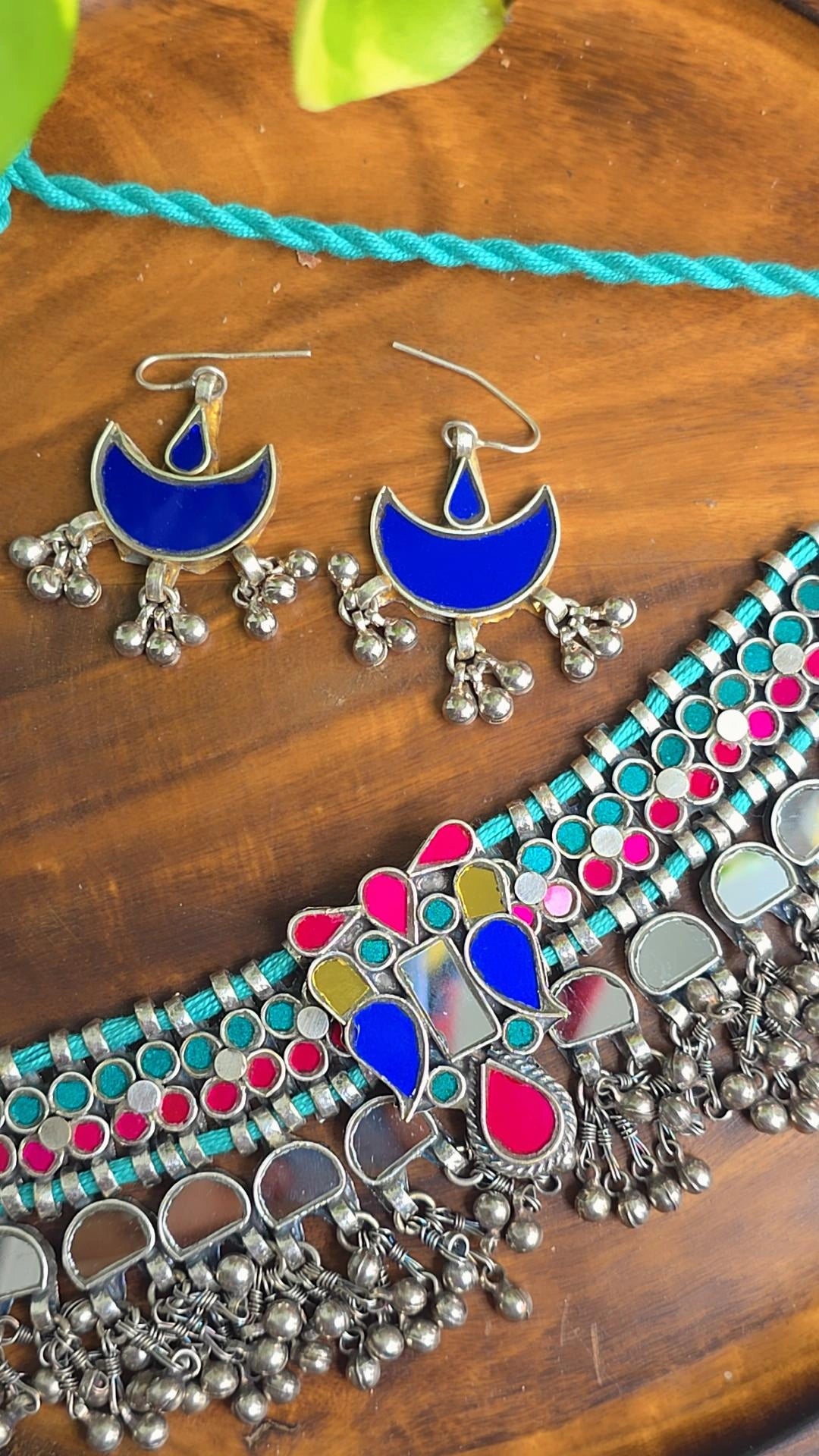 Afghani Mirror choker