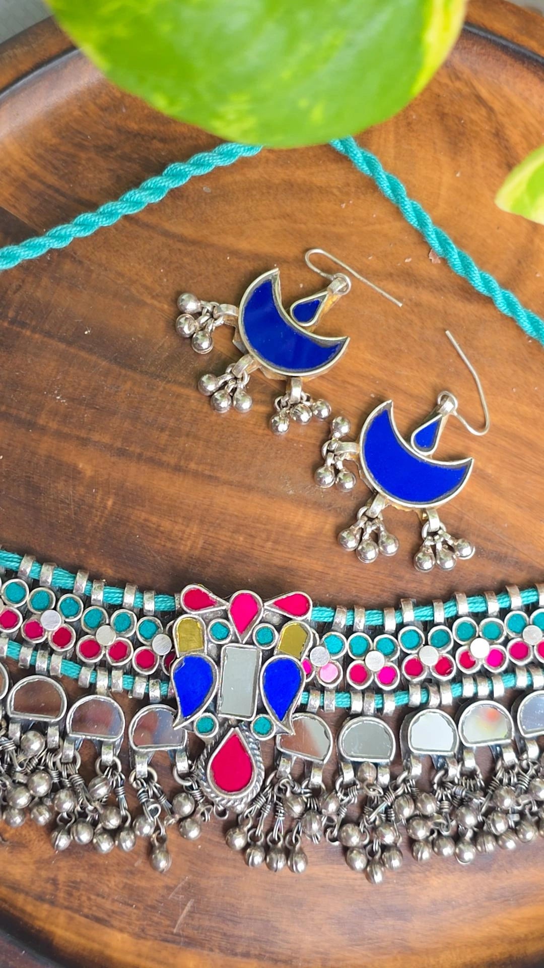 Afghani Mirror choker