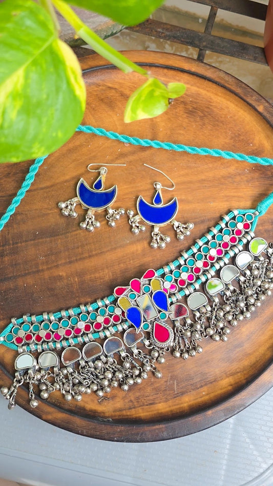 Afghani Mirror choker