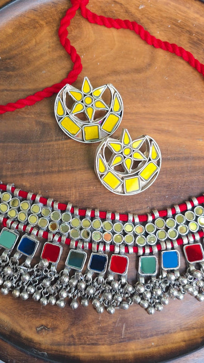 Afghani Mirror choker 2.0