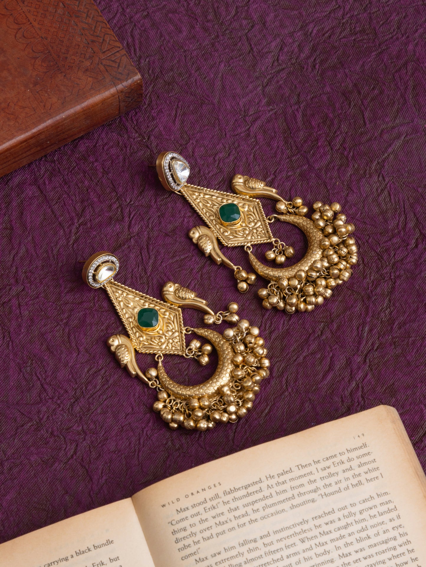 Amaira parrot chandbali