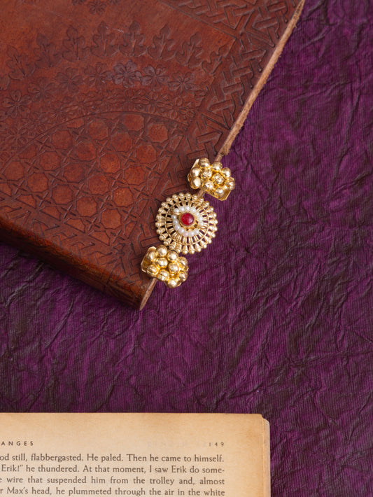 Bubble gold ring