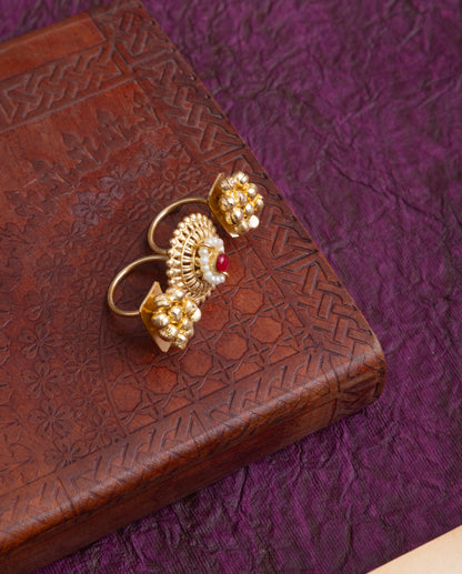 Aarvee Bubble gold ring
