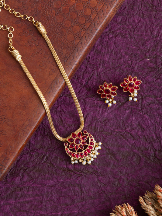Golden necklace