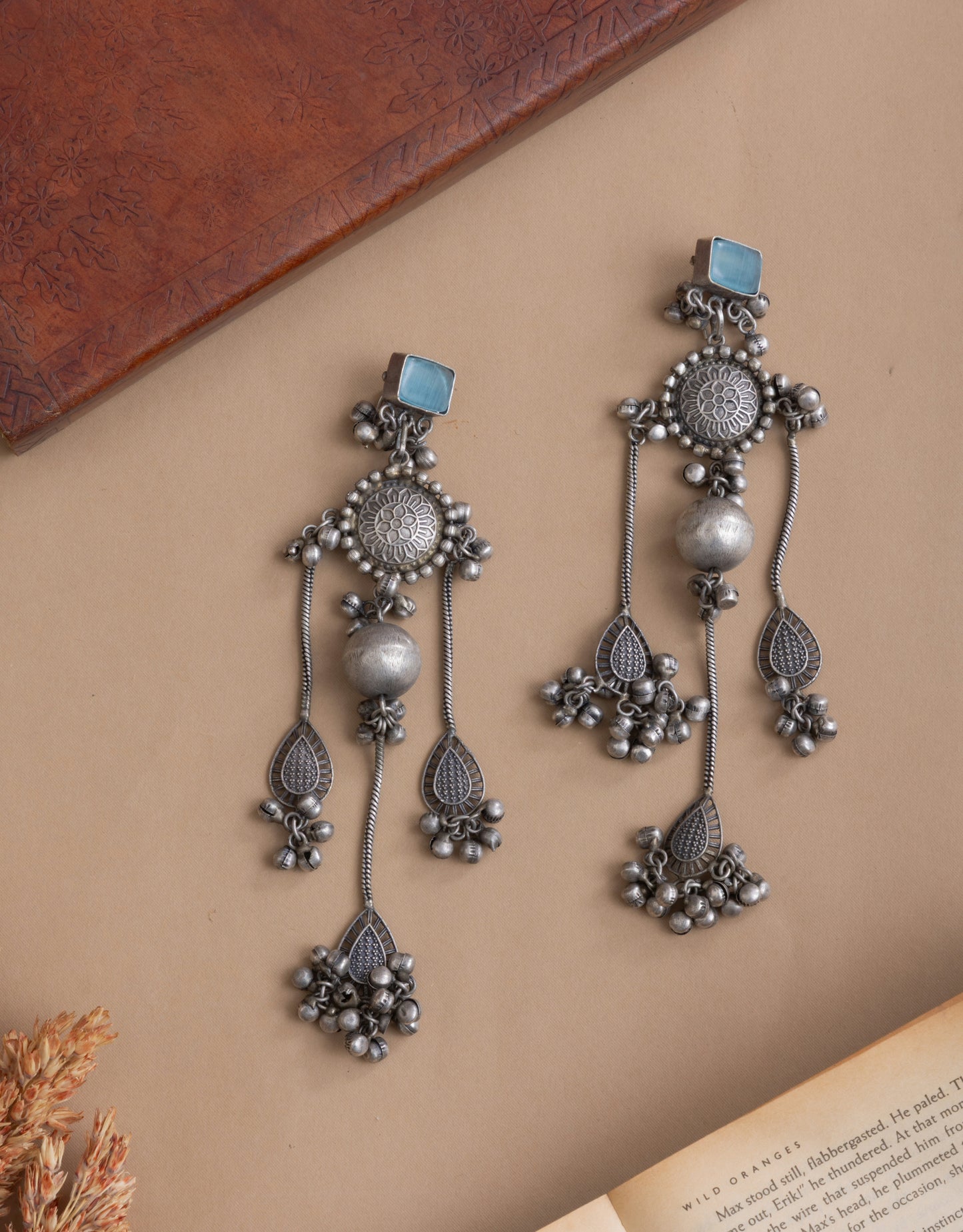 Lehri kashmiri earrings