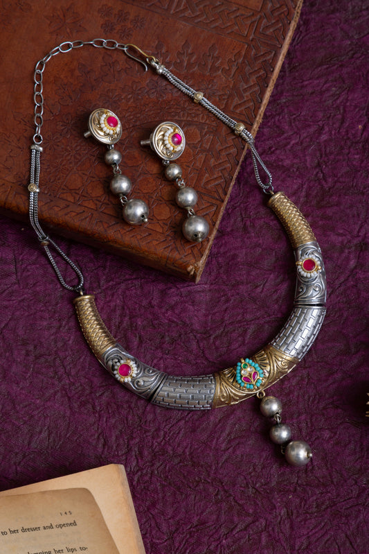 Foram dual tone pachi kundan hasli