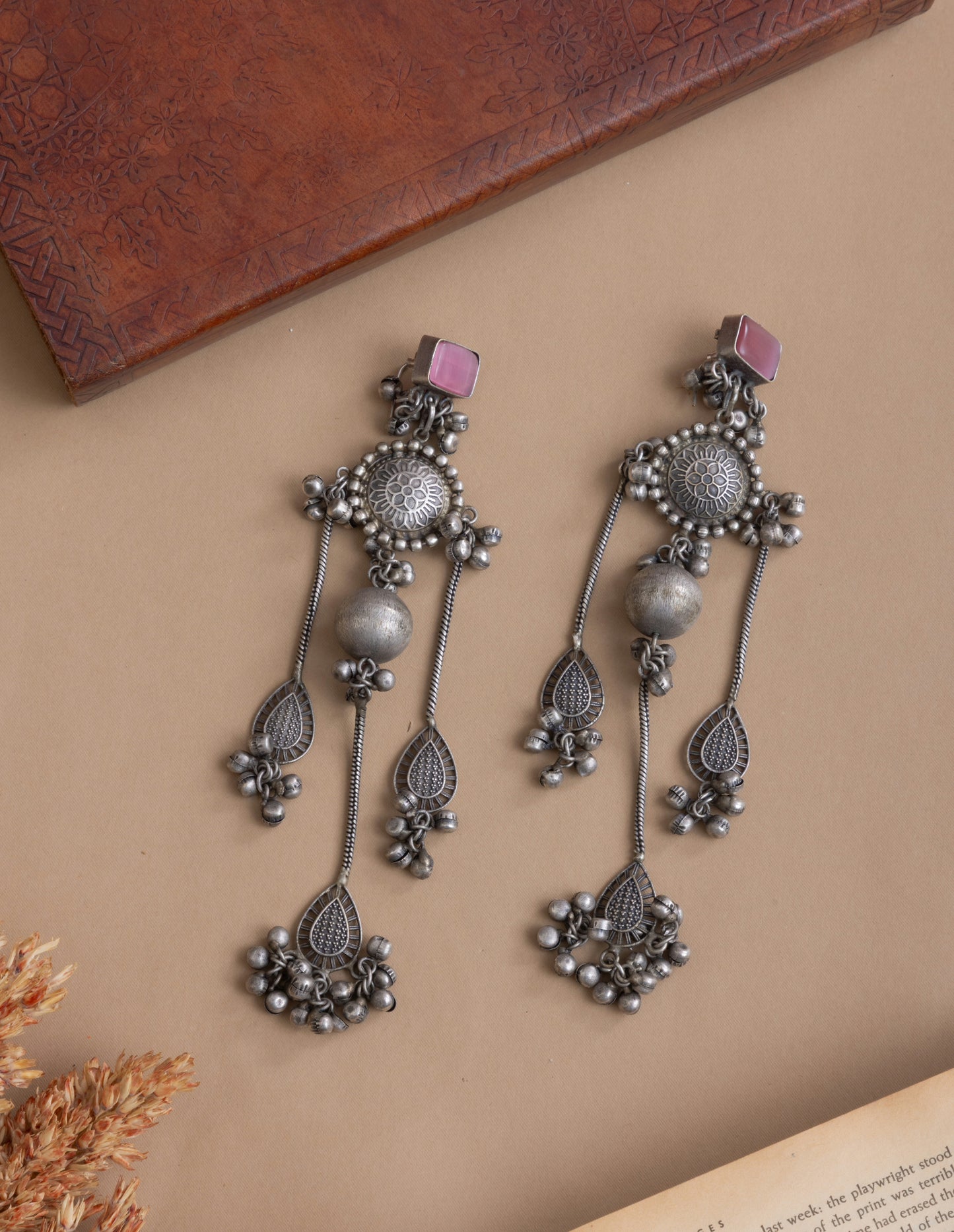 Lehri kashmiri earrings
