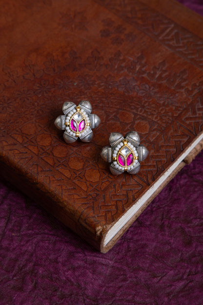 Bhavi silver pachi kundan hasli