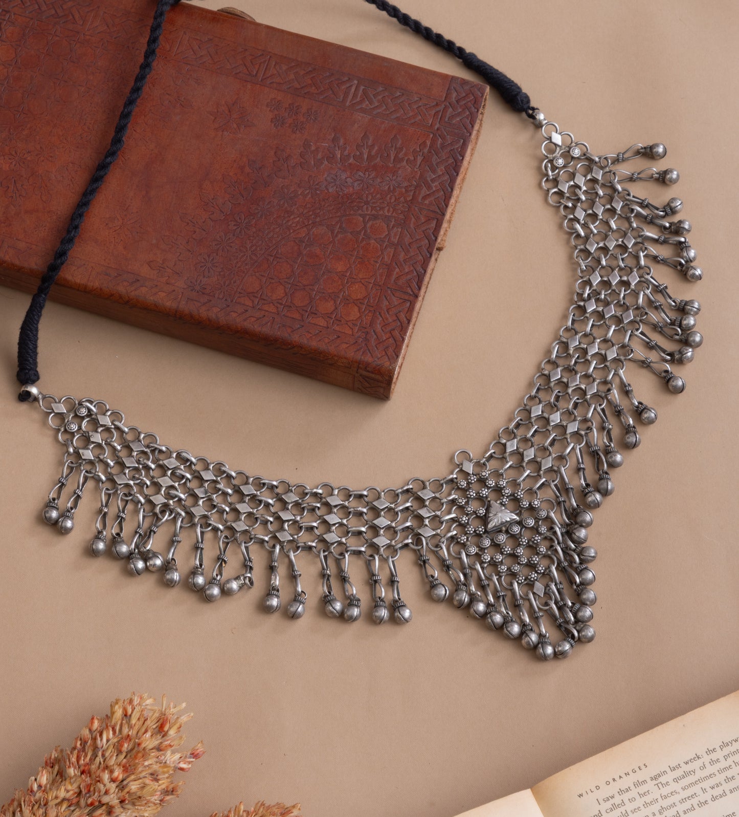 Antique Silver lookalike necklace