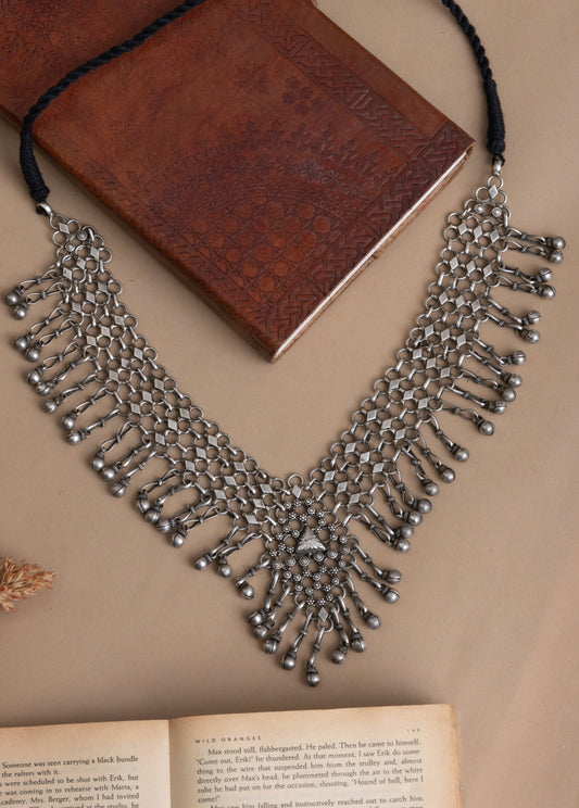 Antique Silver lookalike necklace