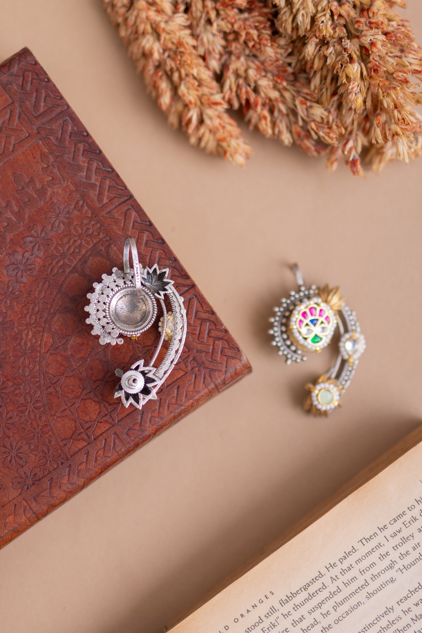 Kanika kundan earcuffs