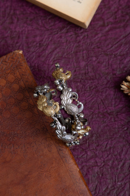 Hiral Peacock kashmiri bangles pair
