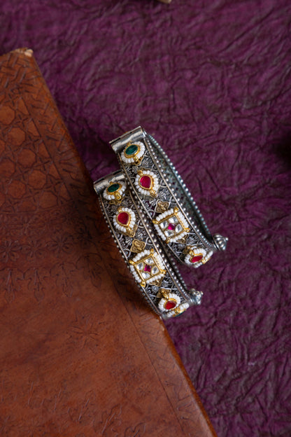 Nalini large size Pachi kundan kada