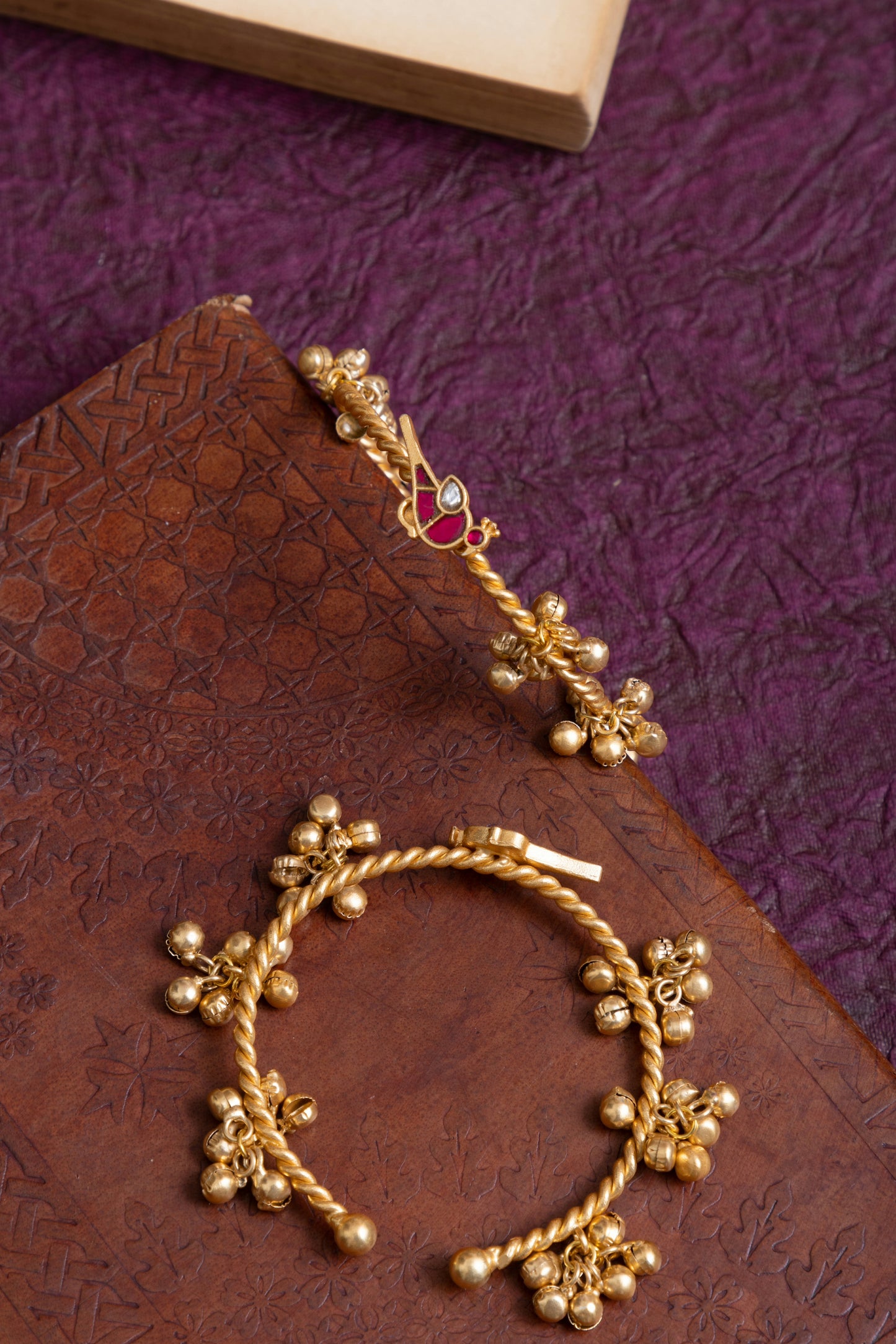 Leema kashmiri ghunghroo bird bangles pair