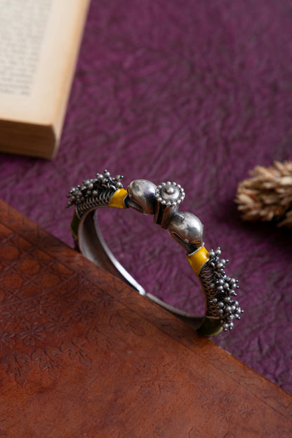 Sheeba tribal antique large size painted kada
