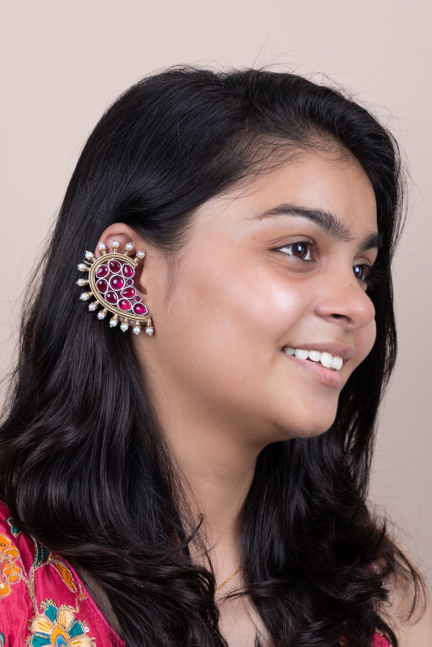 Champa gold earcuff