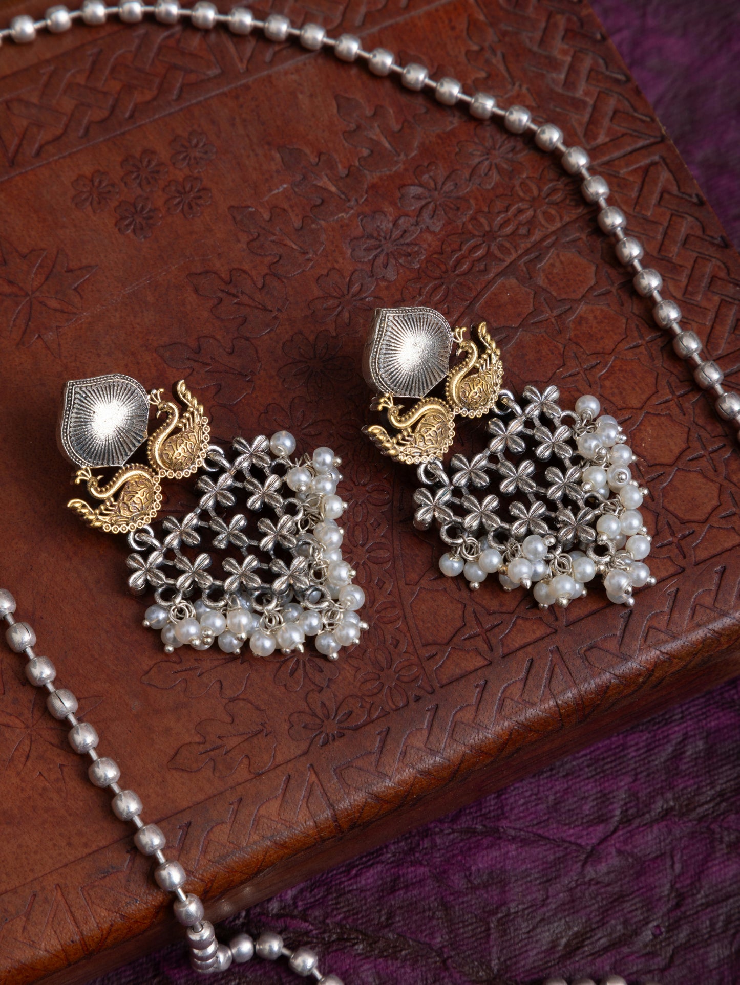 Karishma fusion dual tone necklace