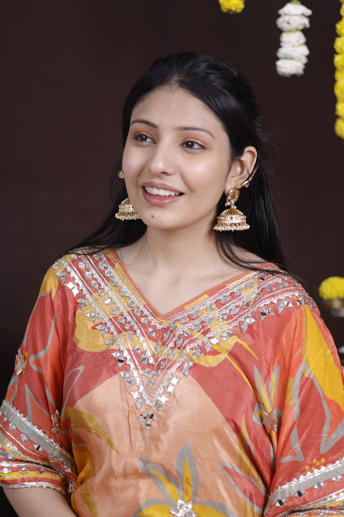 Veeral gold jhumka